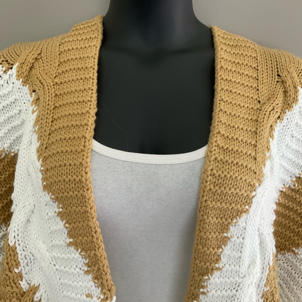 striped knit cardigan - Picture 4 of 9
